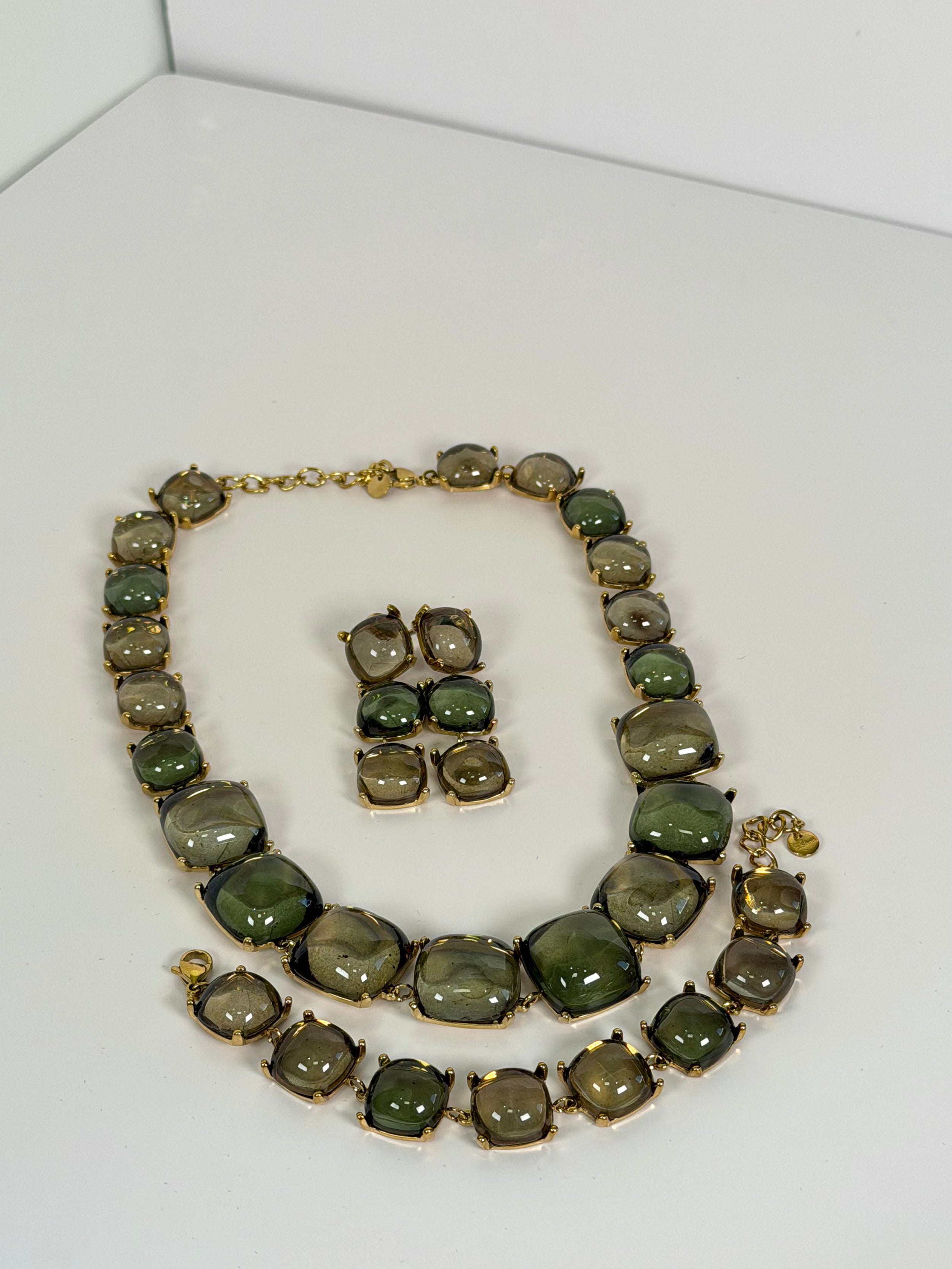 Necklace, Bracelet, Earrings